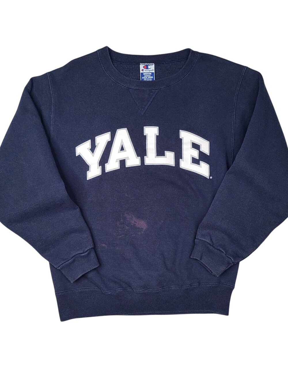 Vintage Champion Yale Crewneck Sweatshirt Blue 90's Made In USA Size Medium